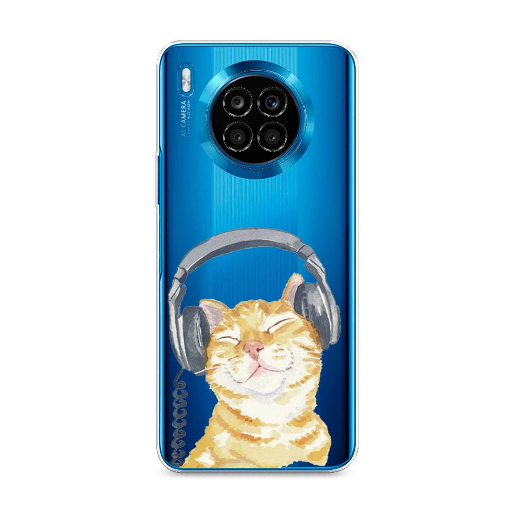 

Чехол Awog "Кот меломан" для Honor 50 Lite