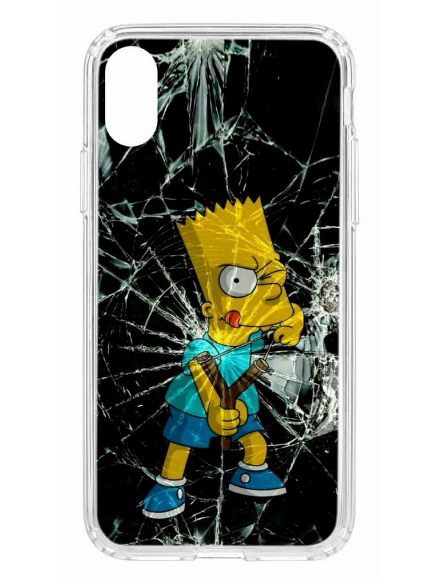 

Чехол для Apple iPhone X/XS КRUЧЕ Print Гармония прозрачный с рисунком