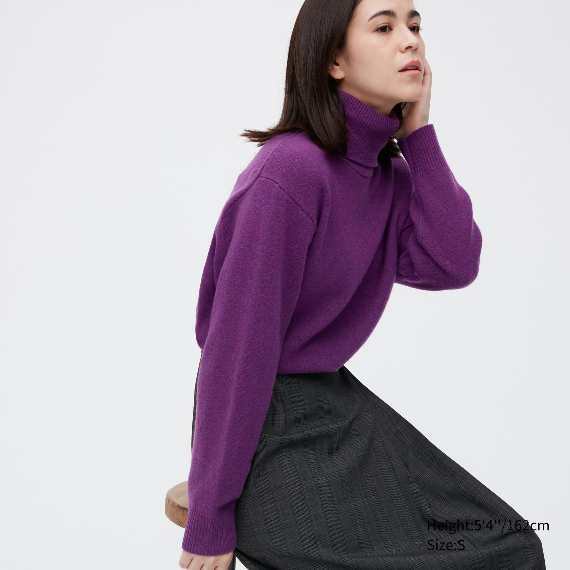 

Свитер женский UNIQLO 450517COL76 фиолетовый L (доставка из-за рубежа), 450517COL76