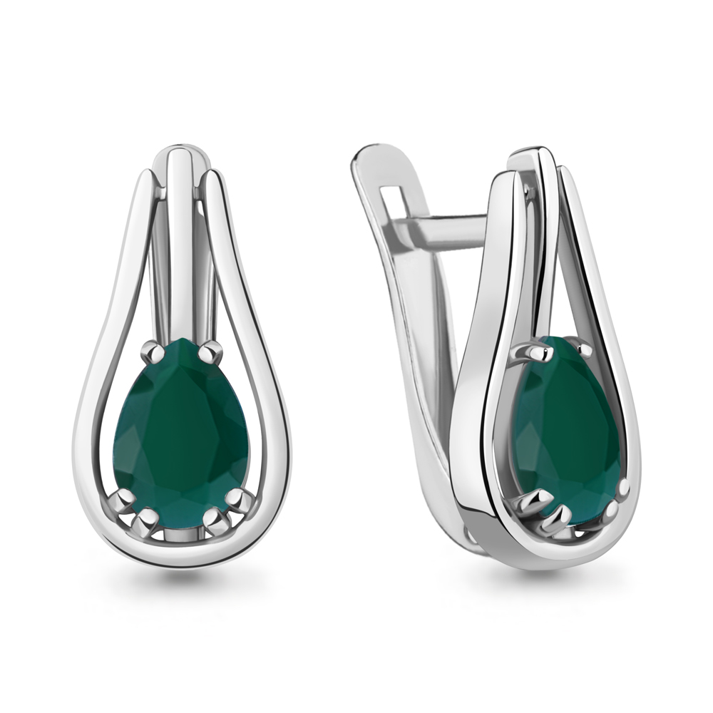 

Серьги из серебра с агатом Aquamarine Aquamarine 4771009_925_р, 4771009_925_р