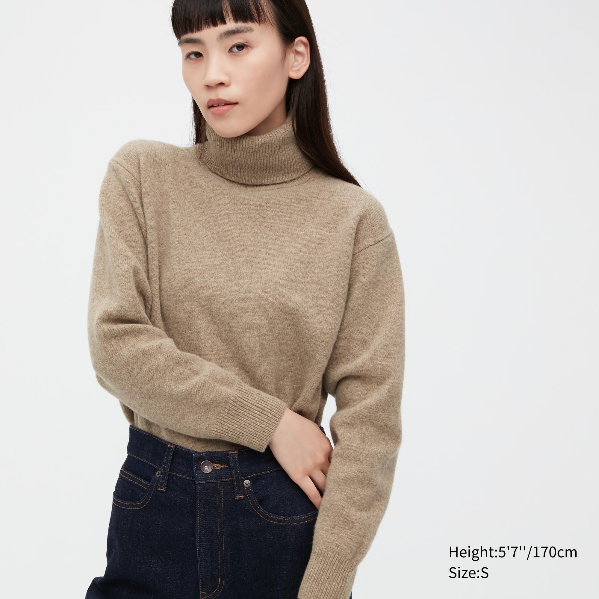 

Свитер женский UNIQLO 450517COL32 бежевый L (доставка из-за рубежа), 450517COL32