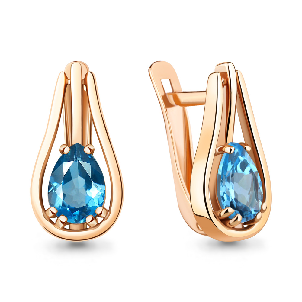 

Серьги из серебра с топазом Aquamarine Aquamarine 4771005_925_з, 4771005_925_з