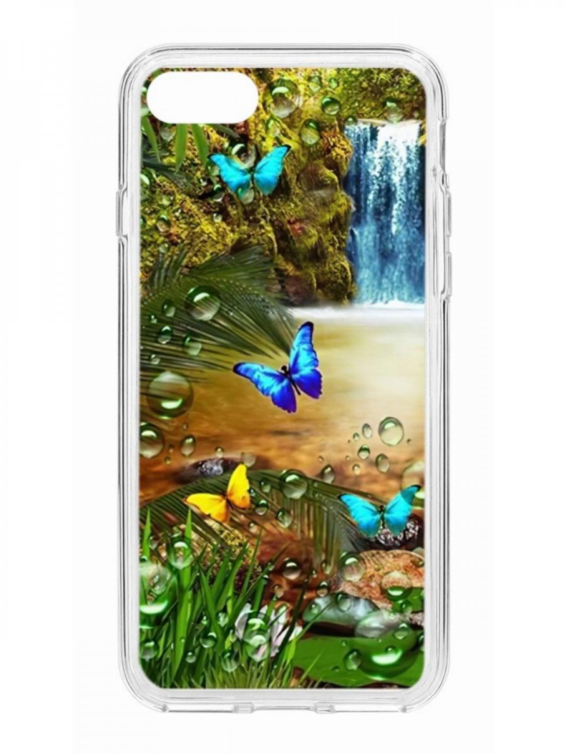 

Чехол для iPhone 7 /8 /SE 2020 КRUЧЕ Print Гармония прозрачный с рисунком