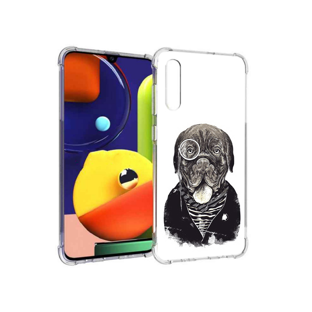 

Чехол MyPads Tocco для Samsung Galaxy A70 солидный песик (PT128584.546.615), Прозрачный, Tocco