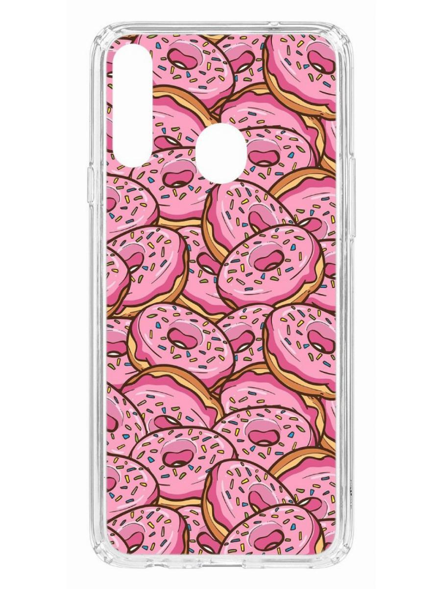 Чехол на Samsung Galaxy A20S Kruche Print Пончики