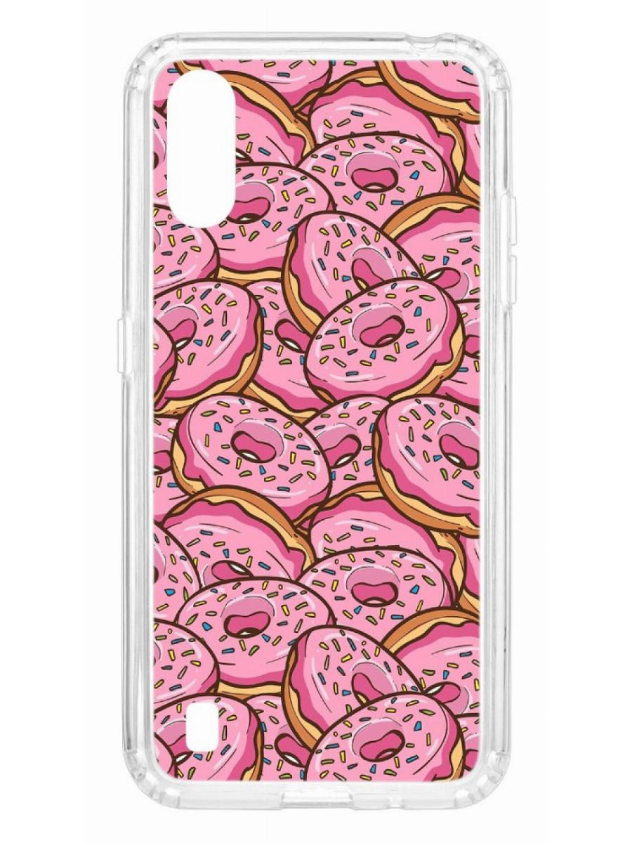Чехол на Samsung Galaxy A01/A015 Kruche Print Пончики
