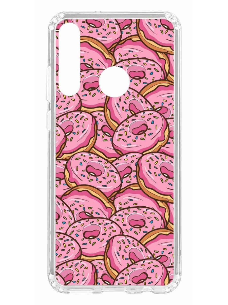 

Чехол на Huawei Y6p 2020 Kruche Print Пончики