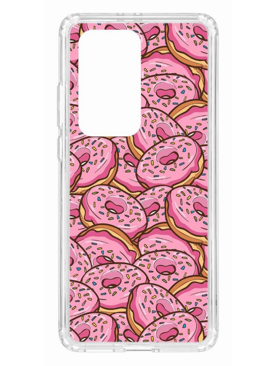 

Чехол на Huawei P40 Pro+ Kruche Print Пончики