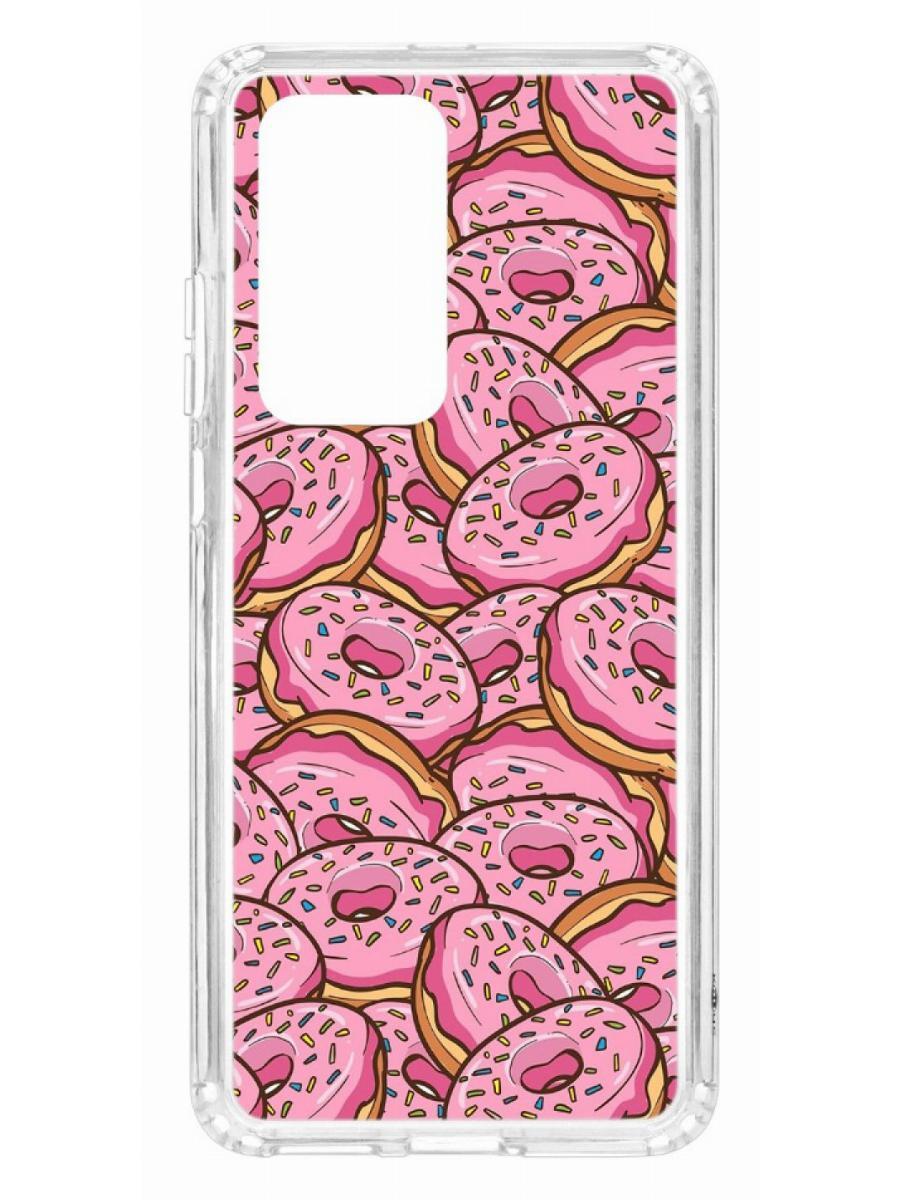 

Чехол на Huawei P40 Pro Kruche Print Пончики