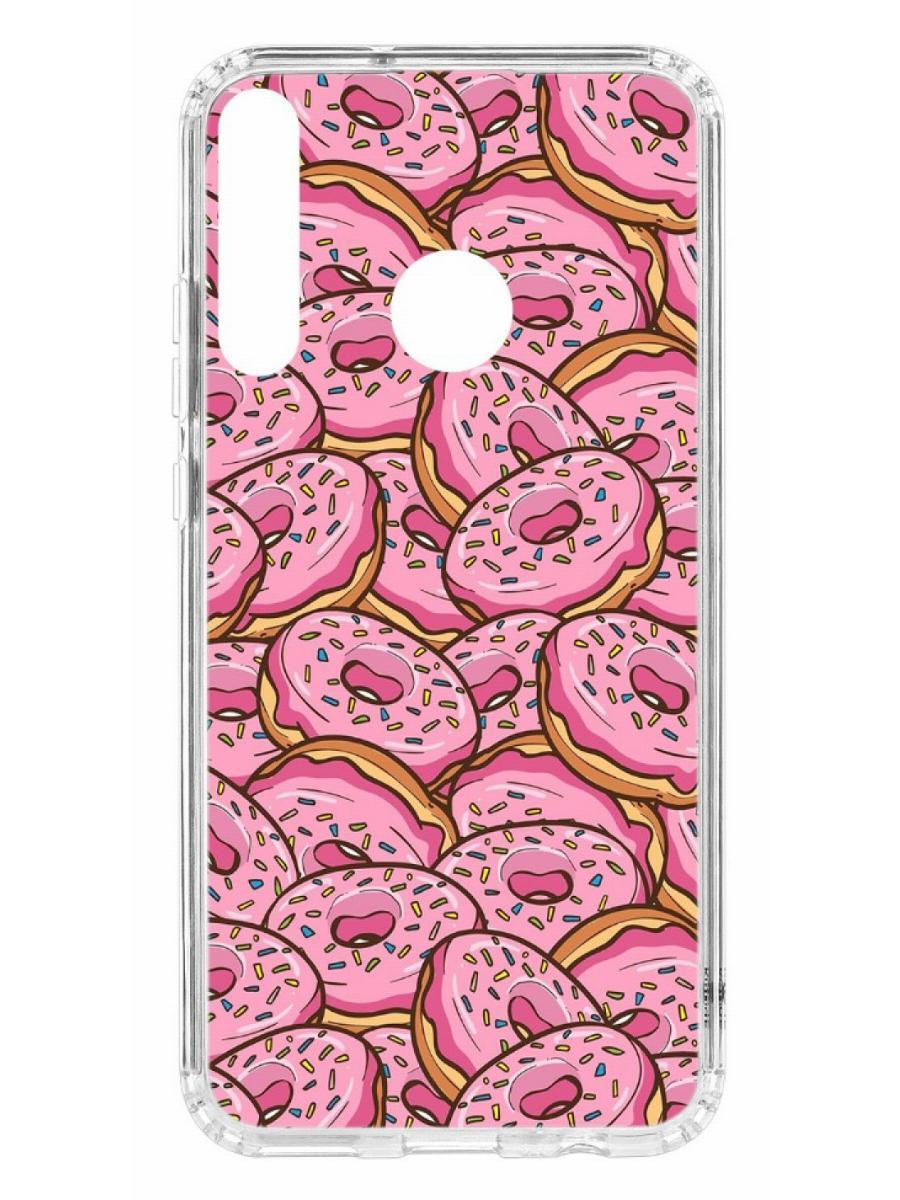 

Чехол на Huawei P40 Lite E Kruche Print Пончики