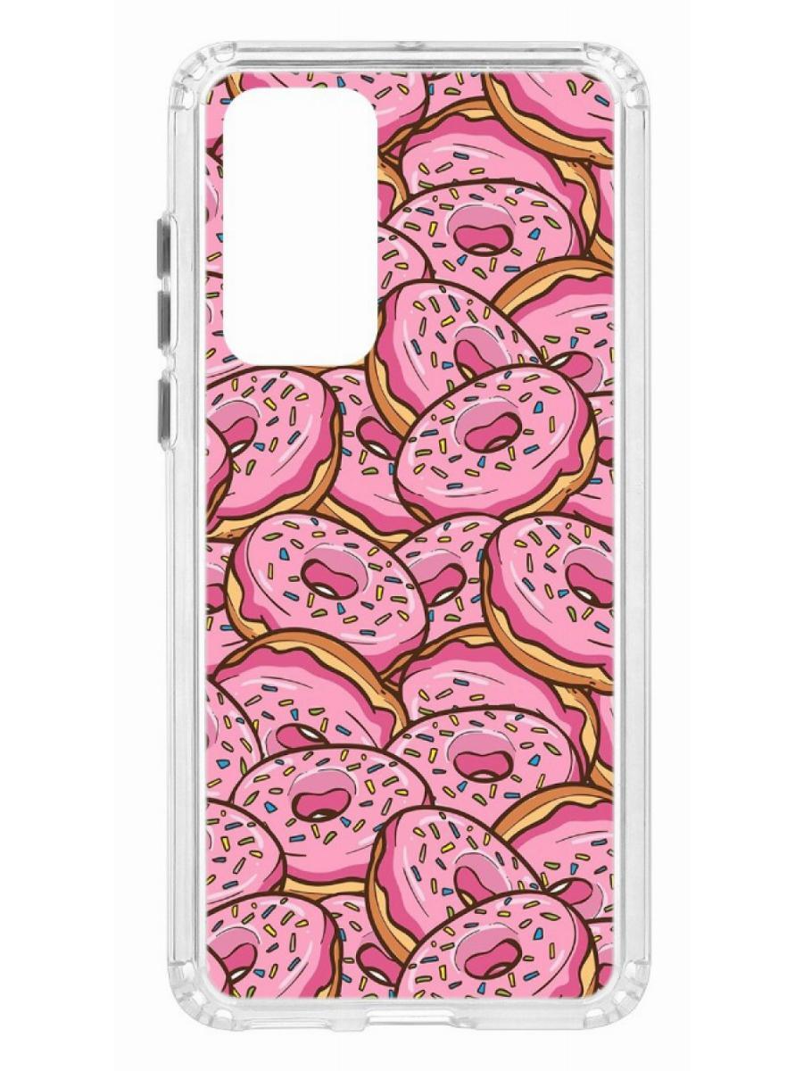 

Чехол на Huawei P40 Kruche Print Пончики