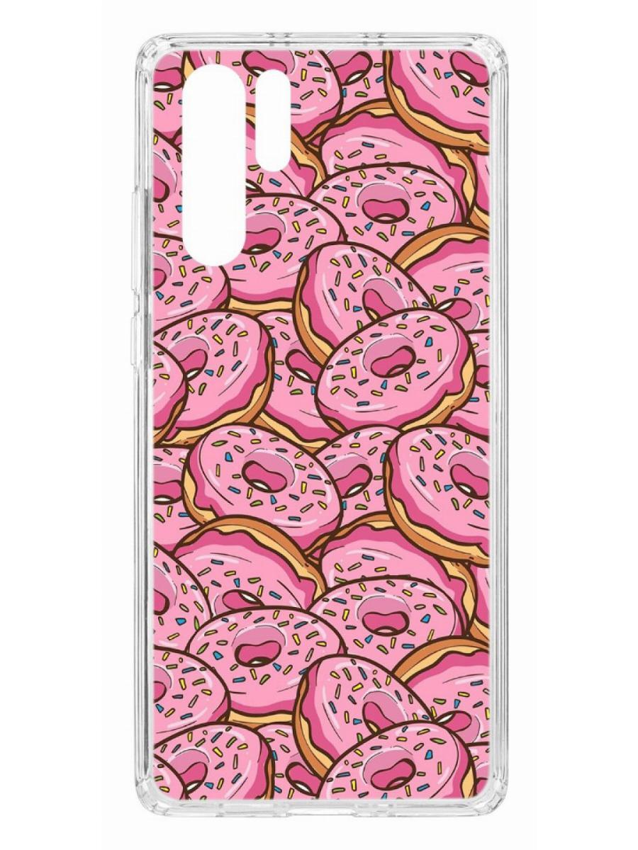 

Чехол на Huawei P30 Pro Kruche Print Пончики