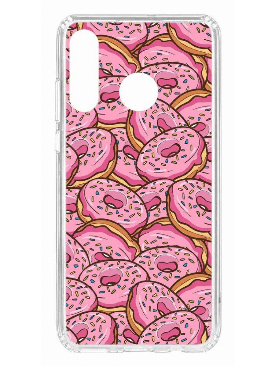 

Чехол на Huawei P30 Lite Kruche Print Пончики