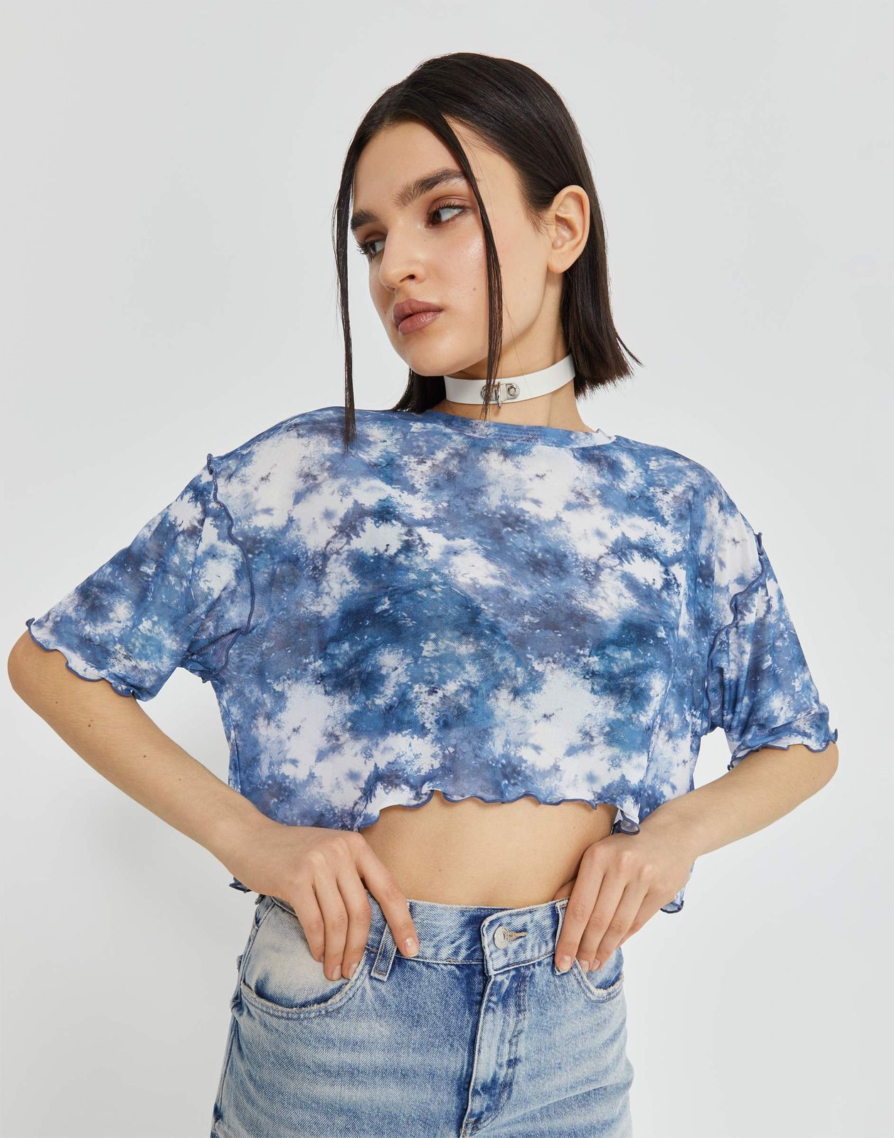 

Футболка для девочки Gloria Jeans GKT023812 разноцветный/синий 12-14л/164, GKT023812