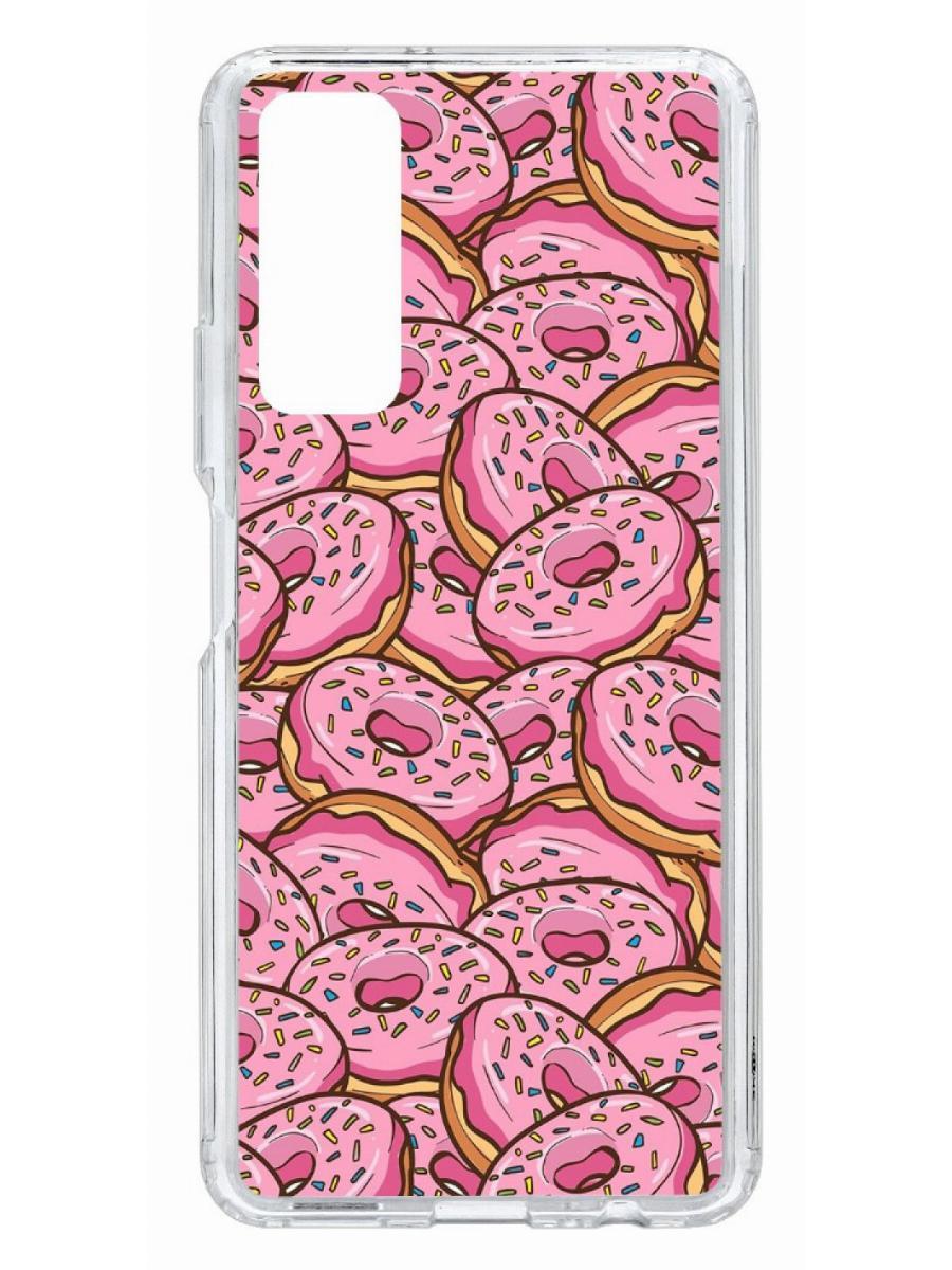 

Чехол на Huawei P Smart 2021 Kruche Print Пончики