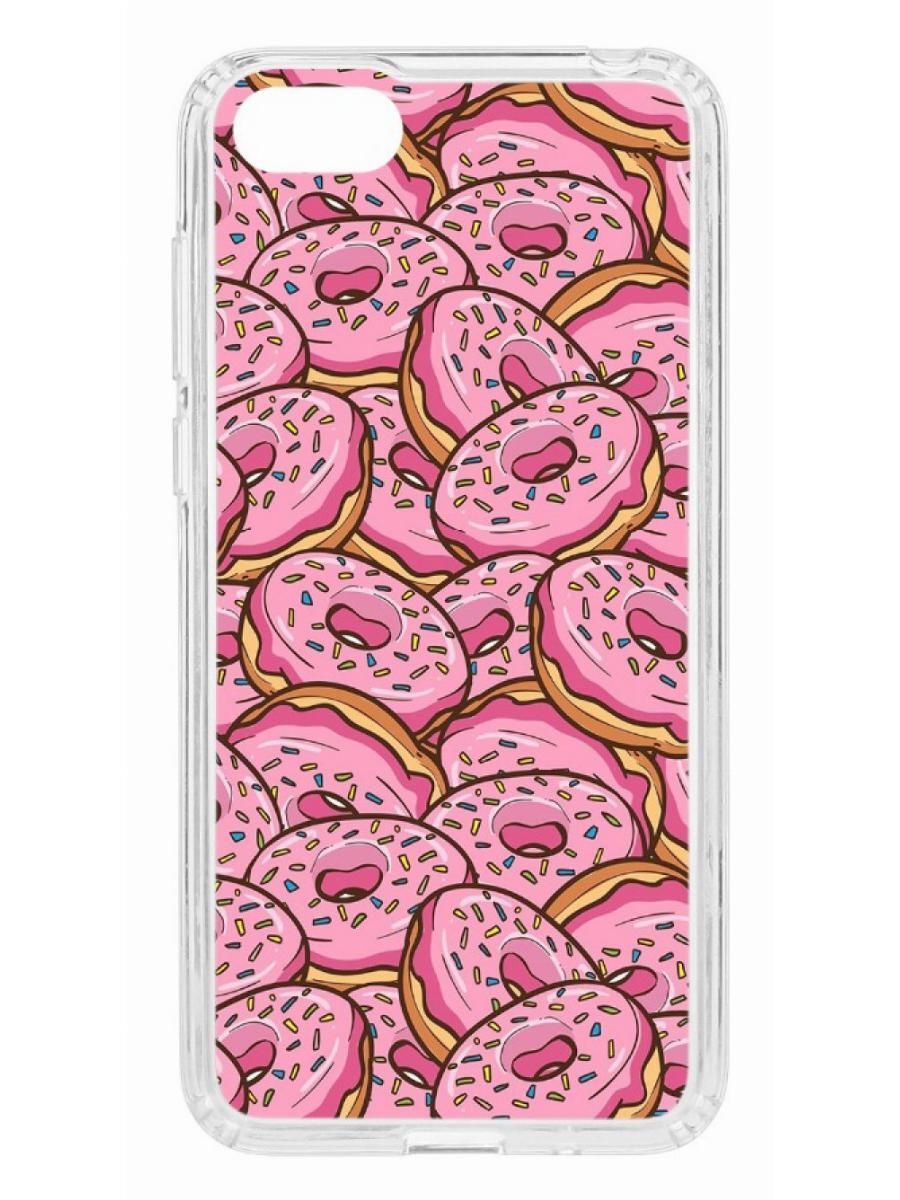 

Чехол на Huawei Honor 7A Kruche Print Пончики