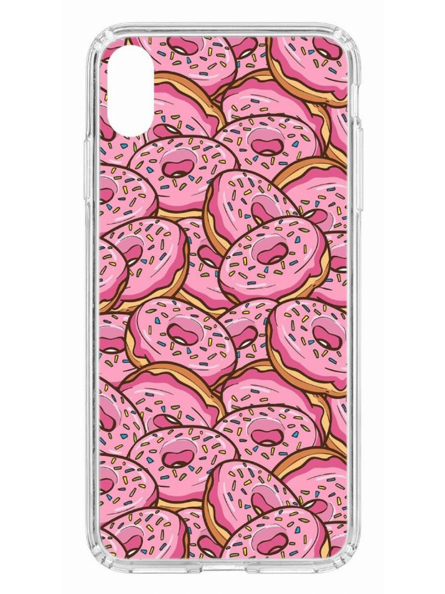 Чехол на Apple iPhone XS Max Kruche Print Пончики