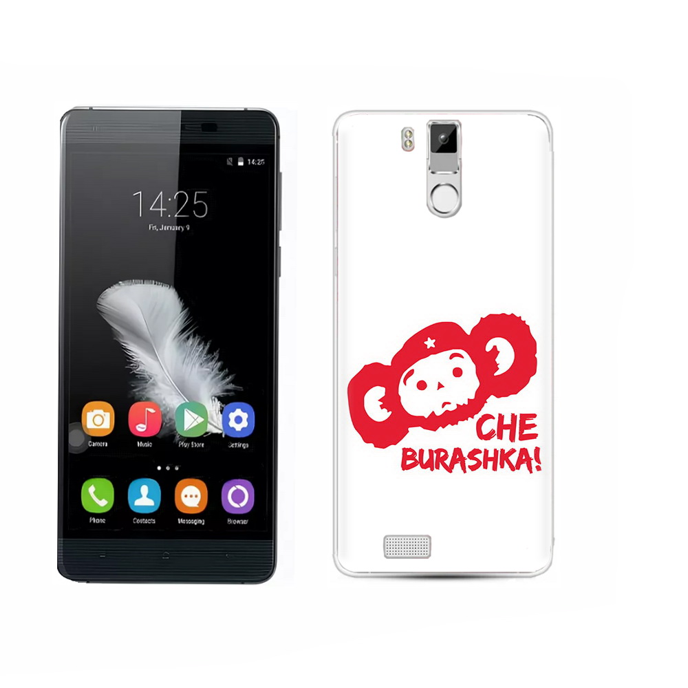 

Чехол MyPads Tocco для Oukitel K6000 Pro чебурашка, Прозрачный, Tocco