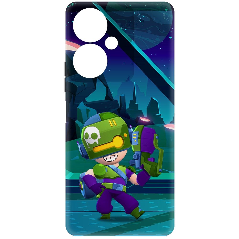 

Чехол-накладка Soft Case Brawl Stars - Контрабандистка Пенни для Vivo Y27 4G черный