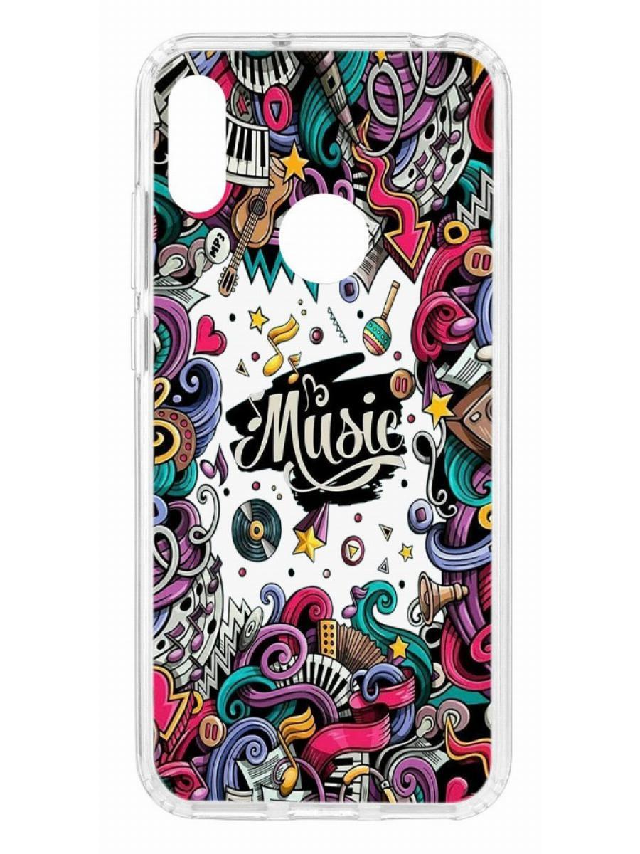 

Чехол на Huawei Y6 2019 Kruche Print Music