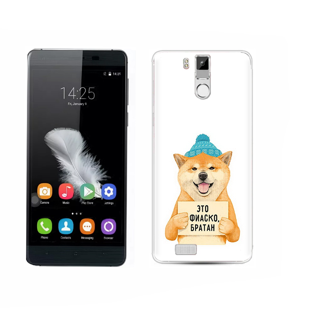 

Чехол MyPads Tocco для Oukitel K6000 Pro фиаско, Прозрачный, Tocco