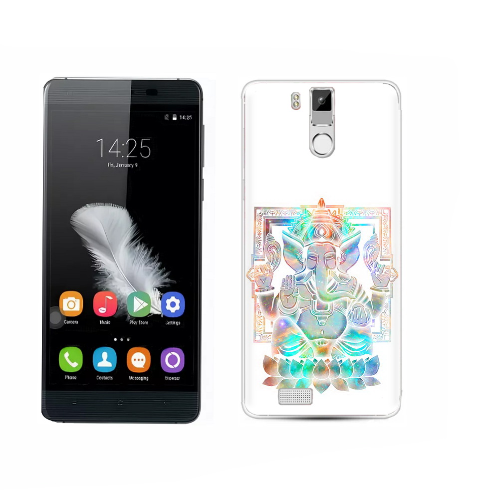 

Чехол MyPads Tocco для Oukitel K6000 Pro умный слон, Прозрачный, Tocco