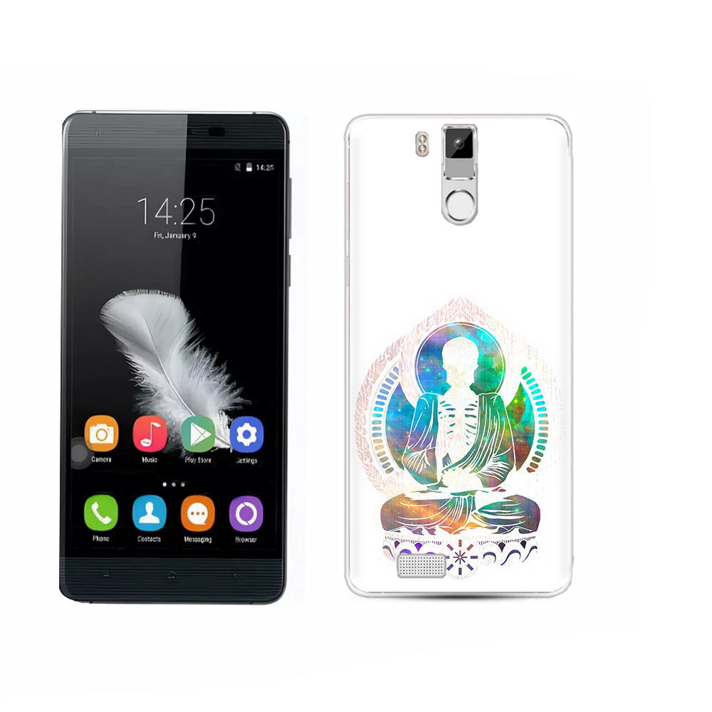 

Чехол MyPads Tocco для Oukitel K6000 Pro умный скелет, Прозрачный, Tocco