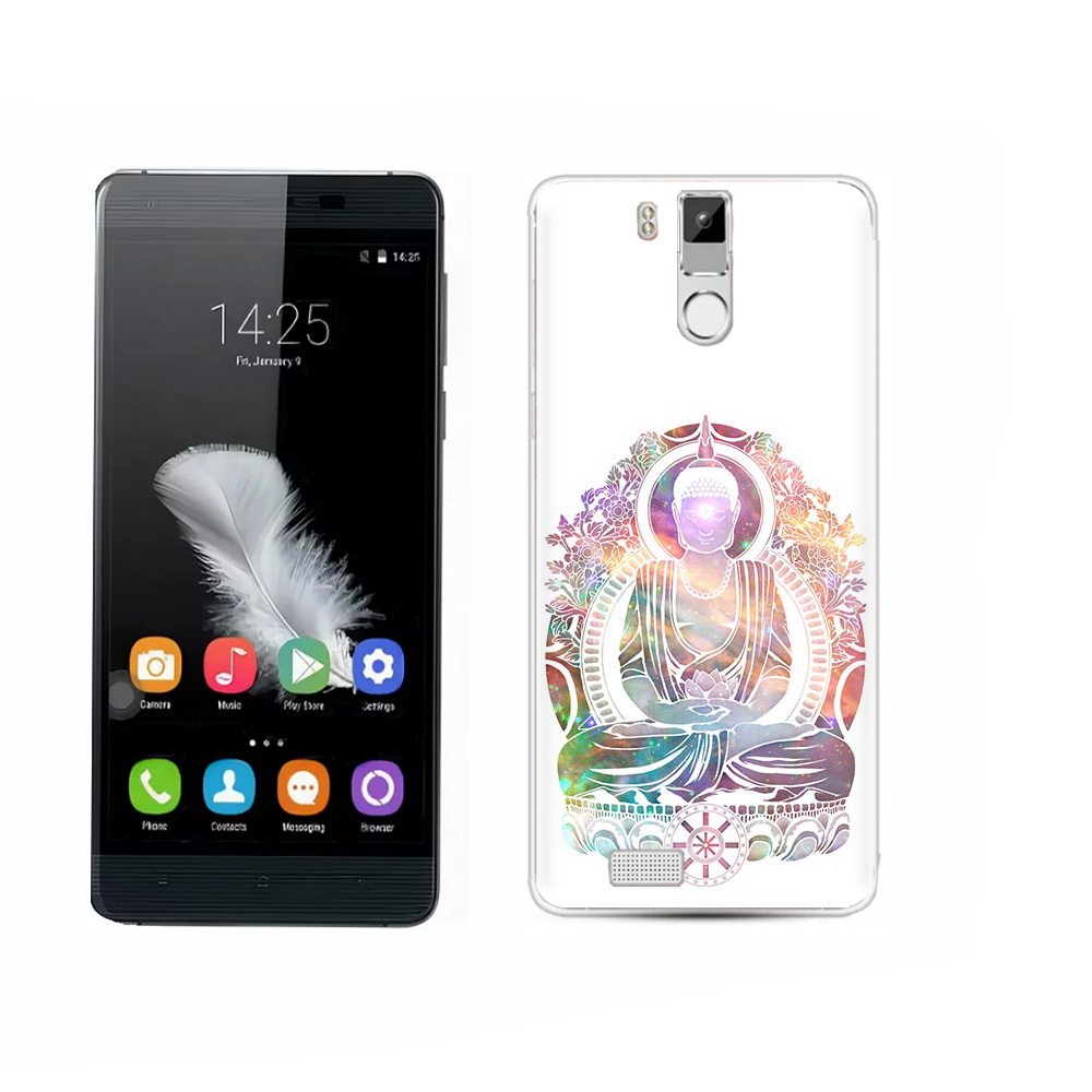 

Чехол MyPads Tocco для Oukitel K6000 Pro умный мужчина абстракция, Прозрачный, Tocco