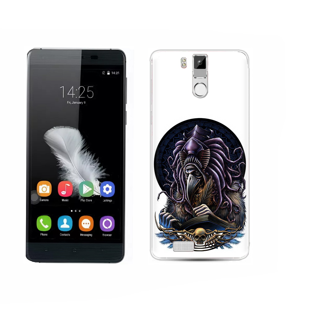 Чехол MyPads Tocco для Oukitel K6000 Pro умный ворон