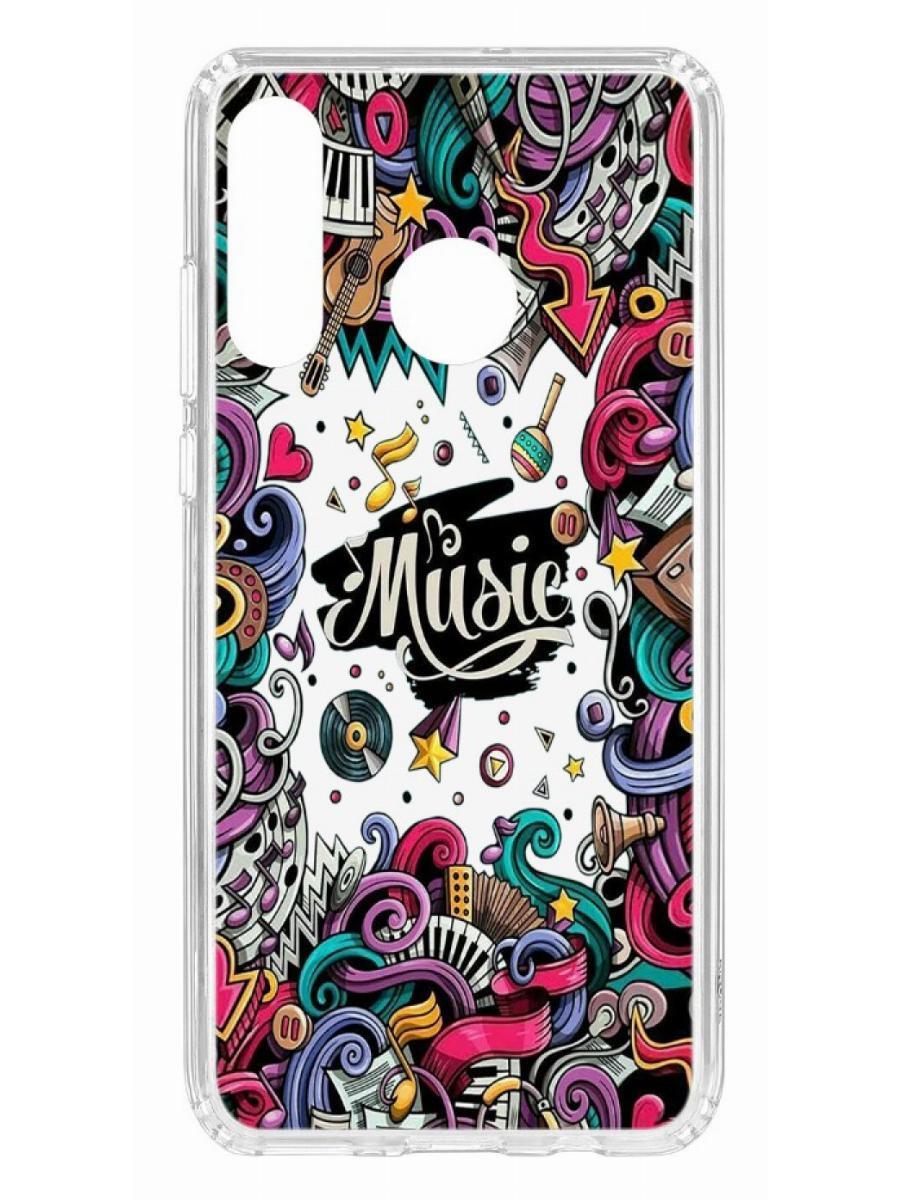 

Чехол на Huawei P30 Lite Kruche Print Music
