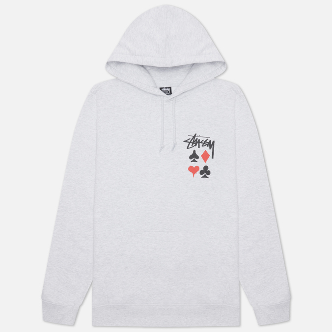 

Худи мужское Stussy 1924687 серое S, 1924687