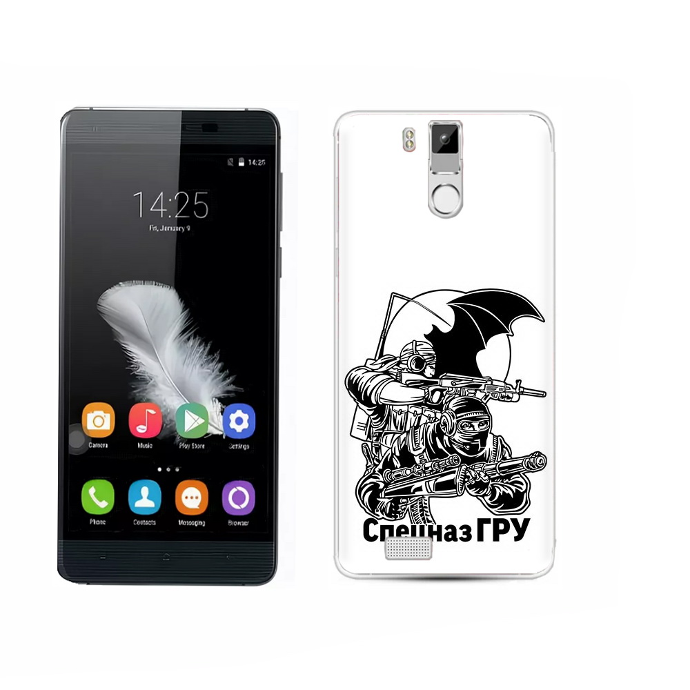 

Чехол MyPads Tocco для Oukitel K6000 Pro спецназ гру, Прозрачный, Tocco