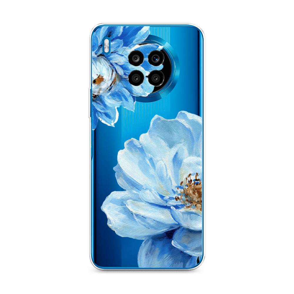 

Чехол Awog на Honor 50 Lite "Голубые клематисы", Голубой, 6106450-8