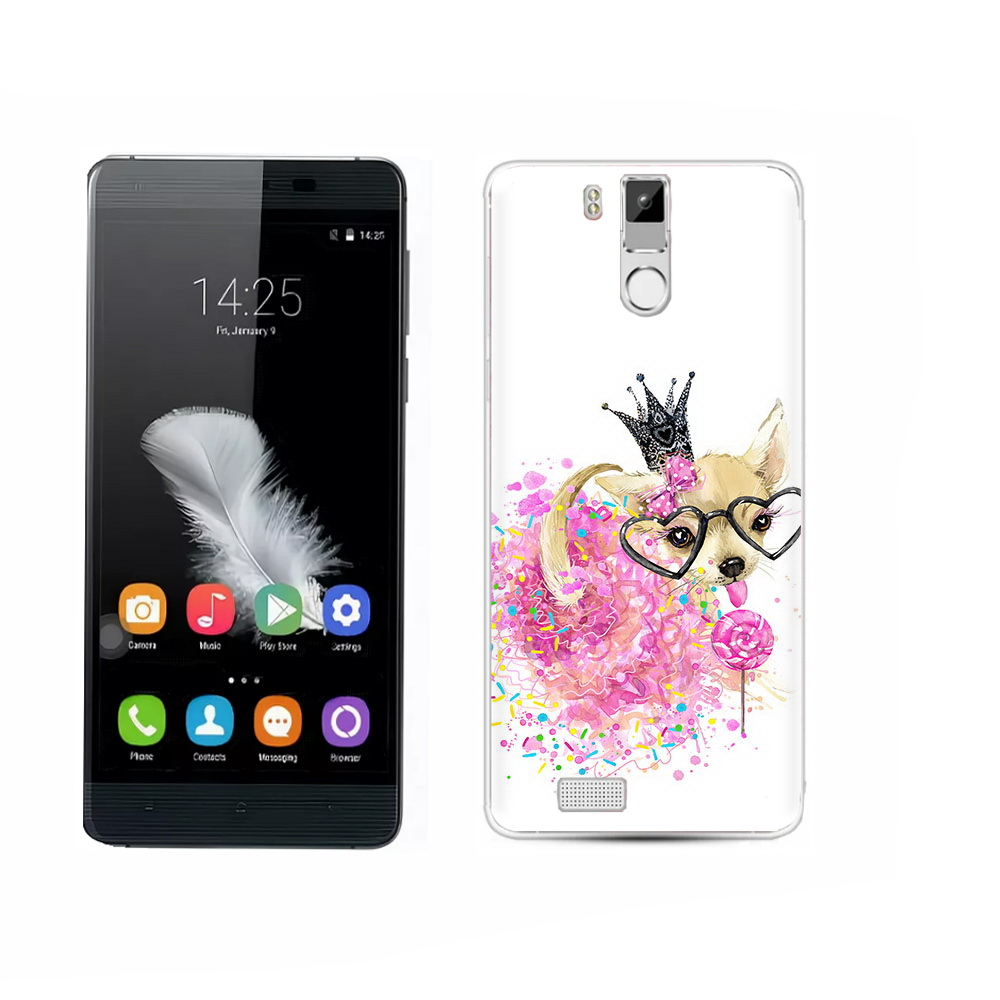 

Чехол MyPads Tocco для Oukitel K6000 Pro сладкая принцесса, Прозрачный, Tocco