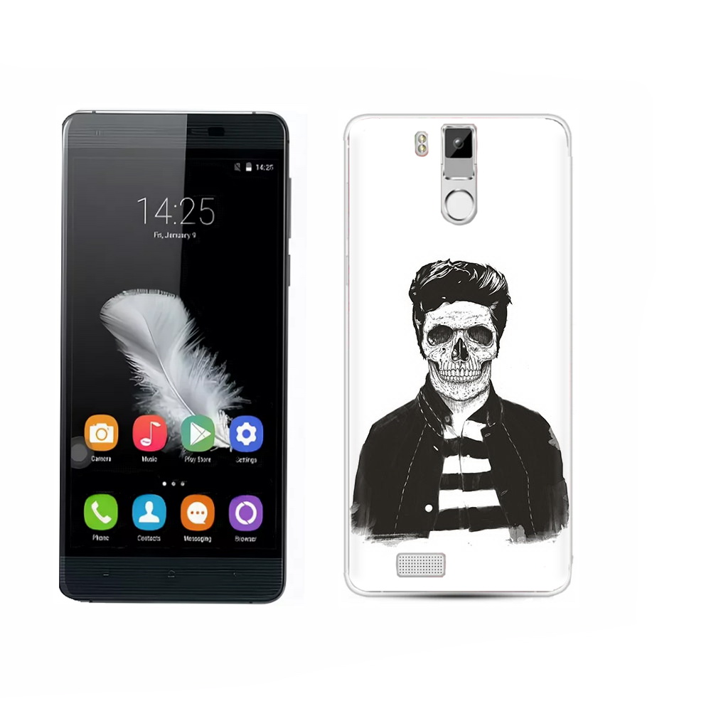 

Чехол MyPads Tocco для Oukitel K6000 Pro скелет, Прозрачный, Tocco