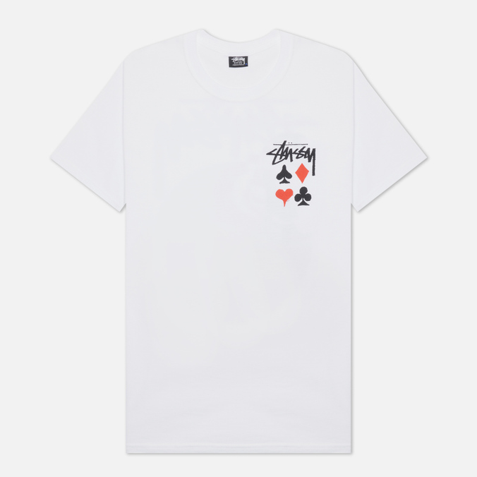

Футболка мужская Stussy 1904687 белая XS, 1904687
