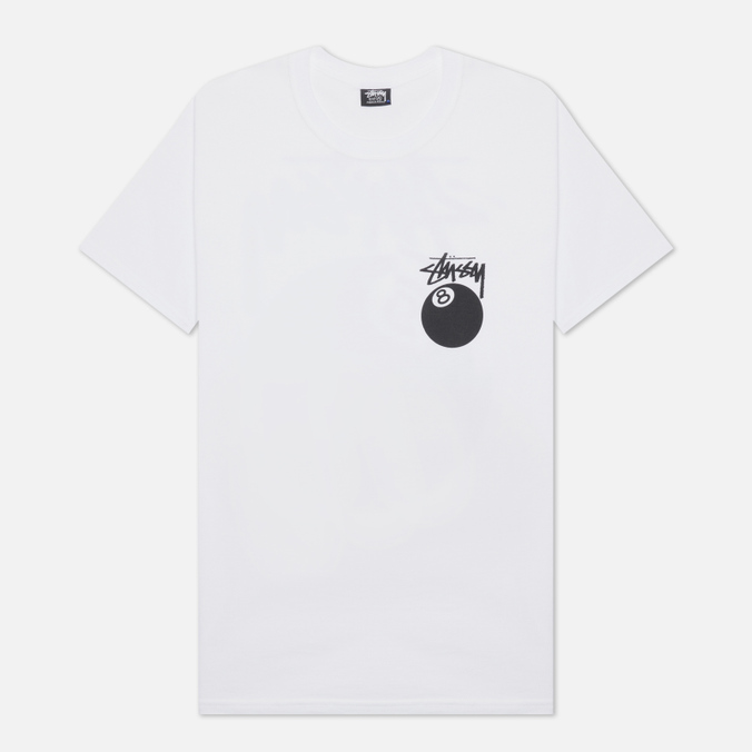 

Футболка мужская Stussy 1904684 белая S, 1904684