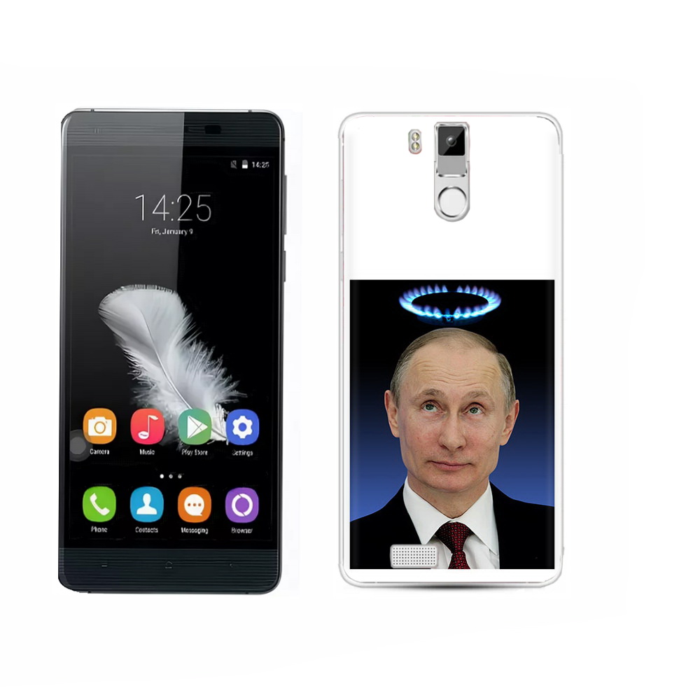 

Чехол MyPads Tocco для Oukitel K6000 Pro святой газ, Прозрачный, Tocco