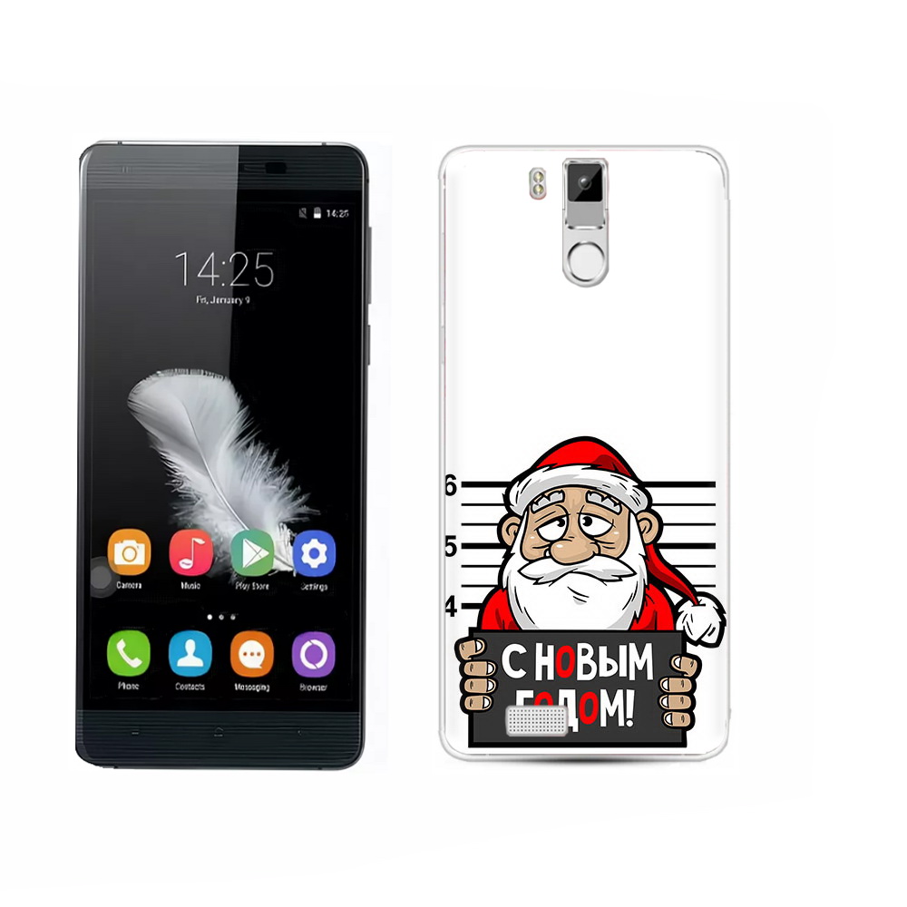 Чехол MyPads Tocco для Oukitel K6000 Pro ДМ с новым годом заключенный