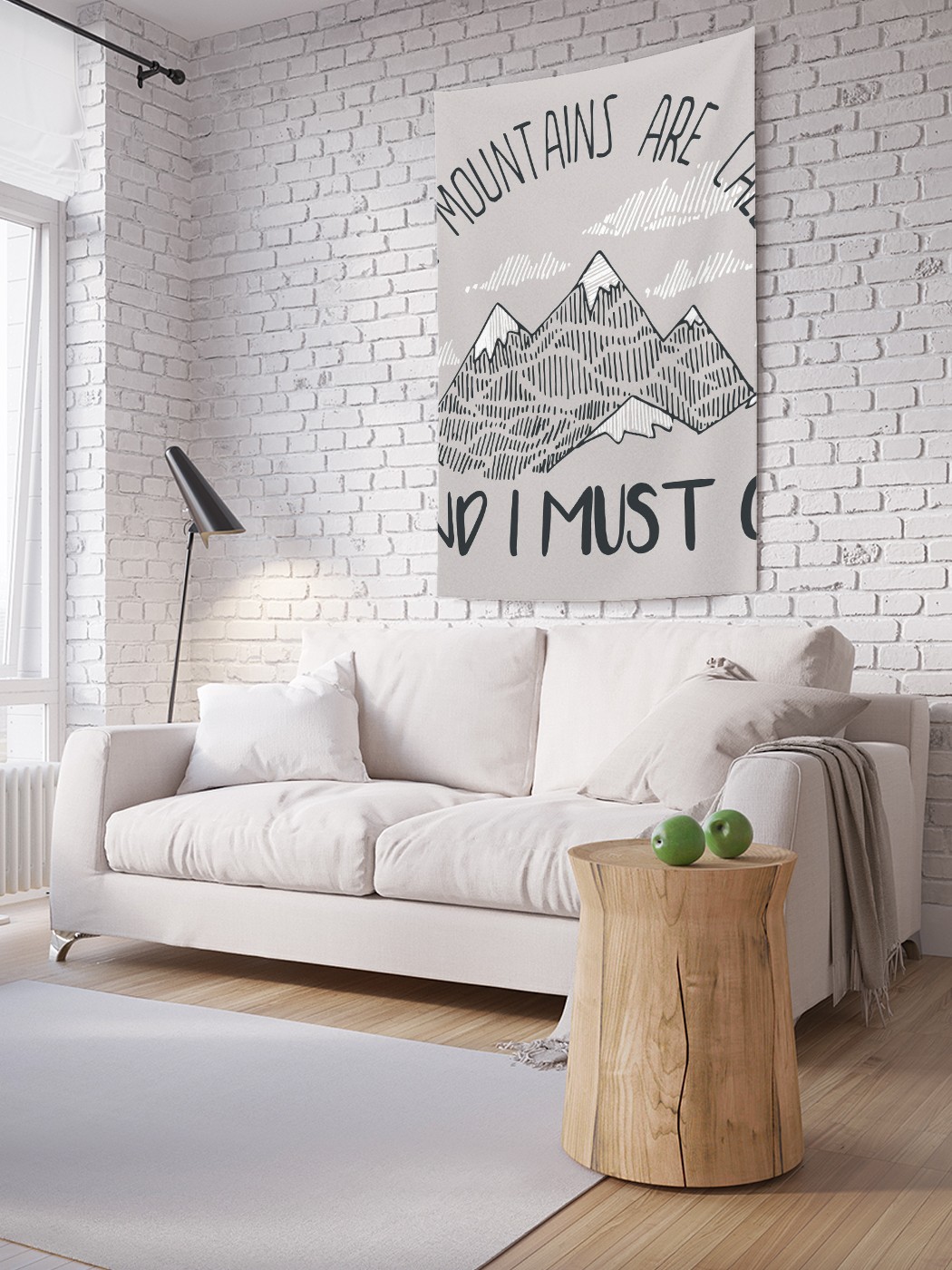 

Вертикальное фотопанно на стену JoyArty Зовущие горы 150x200 см, Зовущие горы
