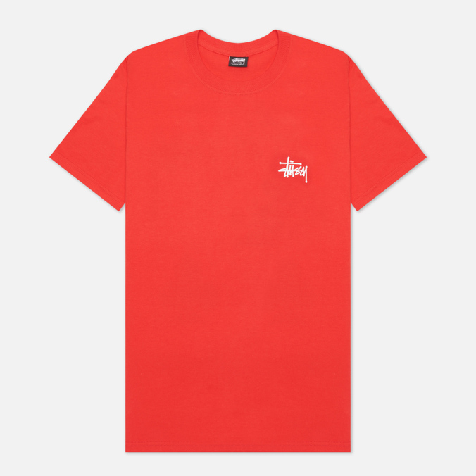 

Футболка мужская Stussy 1904649 красная S, 1904649