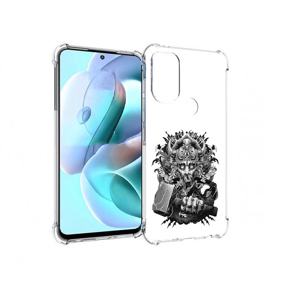 

Чехол MyPads Tocco для Motorola Moto G71 злой тор (PT227080.353.363), Прозрачный, Tocco