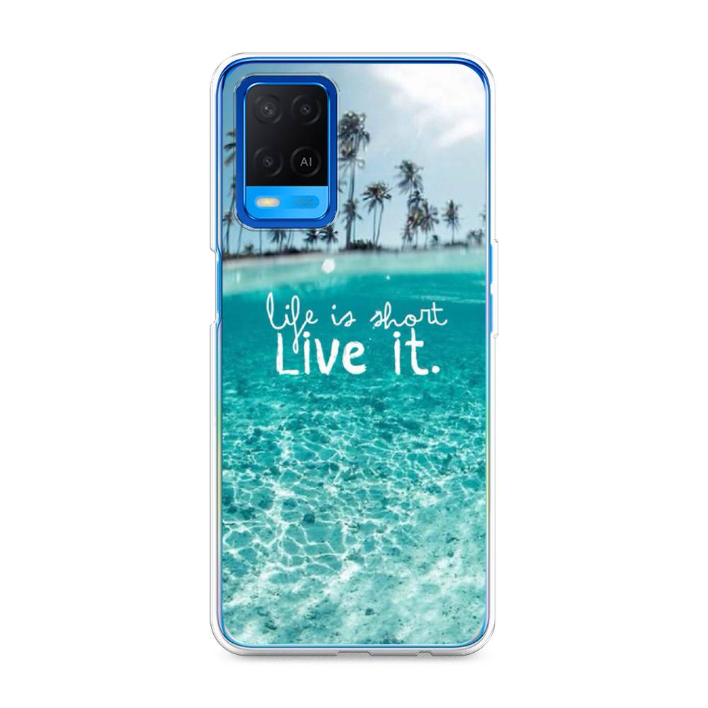 

Чехол Awog на Oppo A54 "Live it", Разноцветный, 256150-7