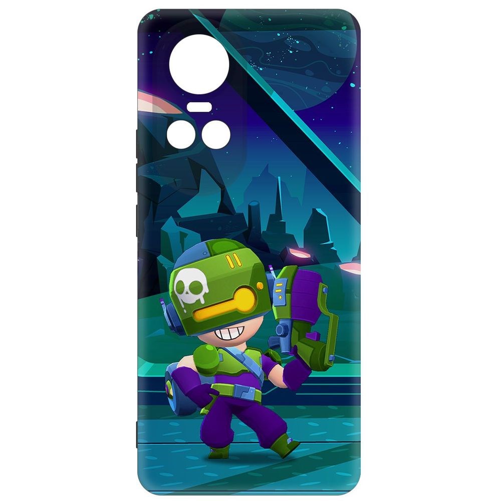 

Чехол-накладка Soft Case Brawl Stars - Контрабандистка Пенни для Oppo Reno10 5G черный