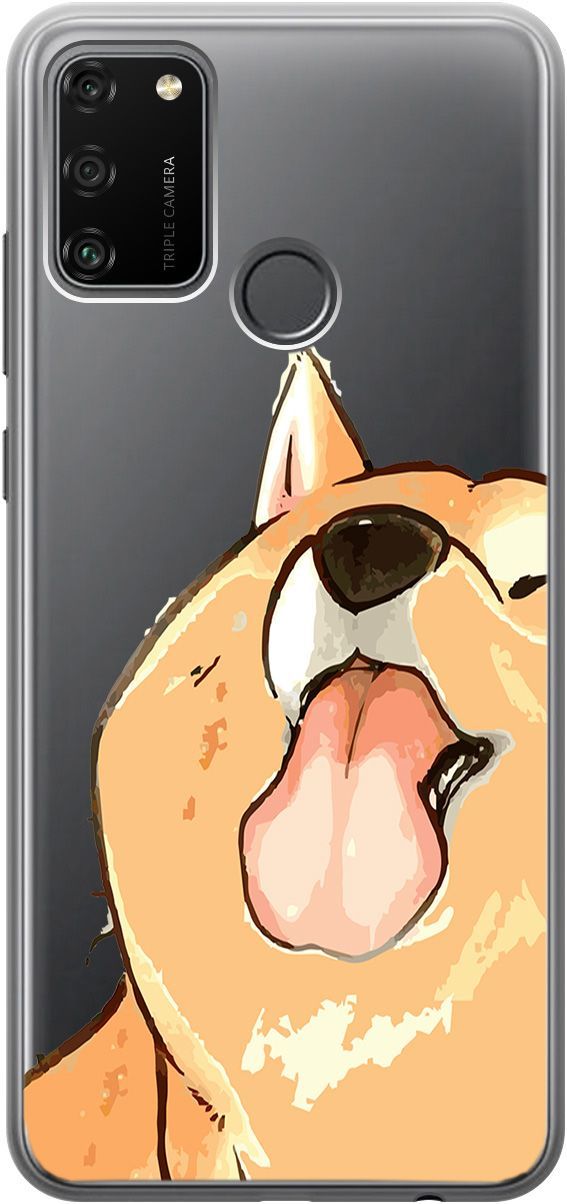 

Силиконовый чехол на Honor 9A с 3D принтом "Shiba" прозрачный, Прозрачный;бежевый, 5228