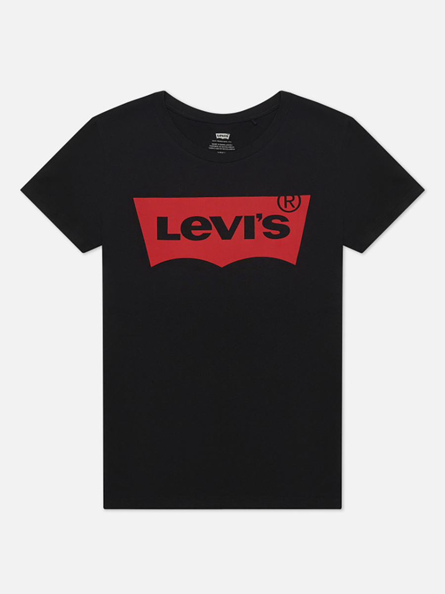 

Футболка женская Levi's 17369-0201 черная L, Черный, 17369-0201