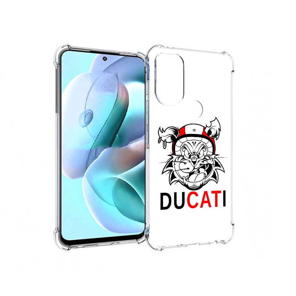 

Чехол MyPads Tocco для Motorola Moto G71 дукати (PT227080.353.339), Прозрачный, Tocco
