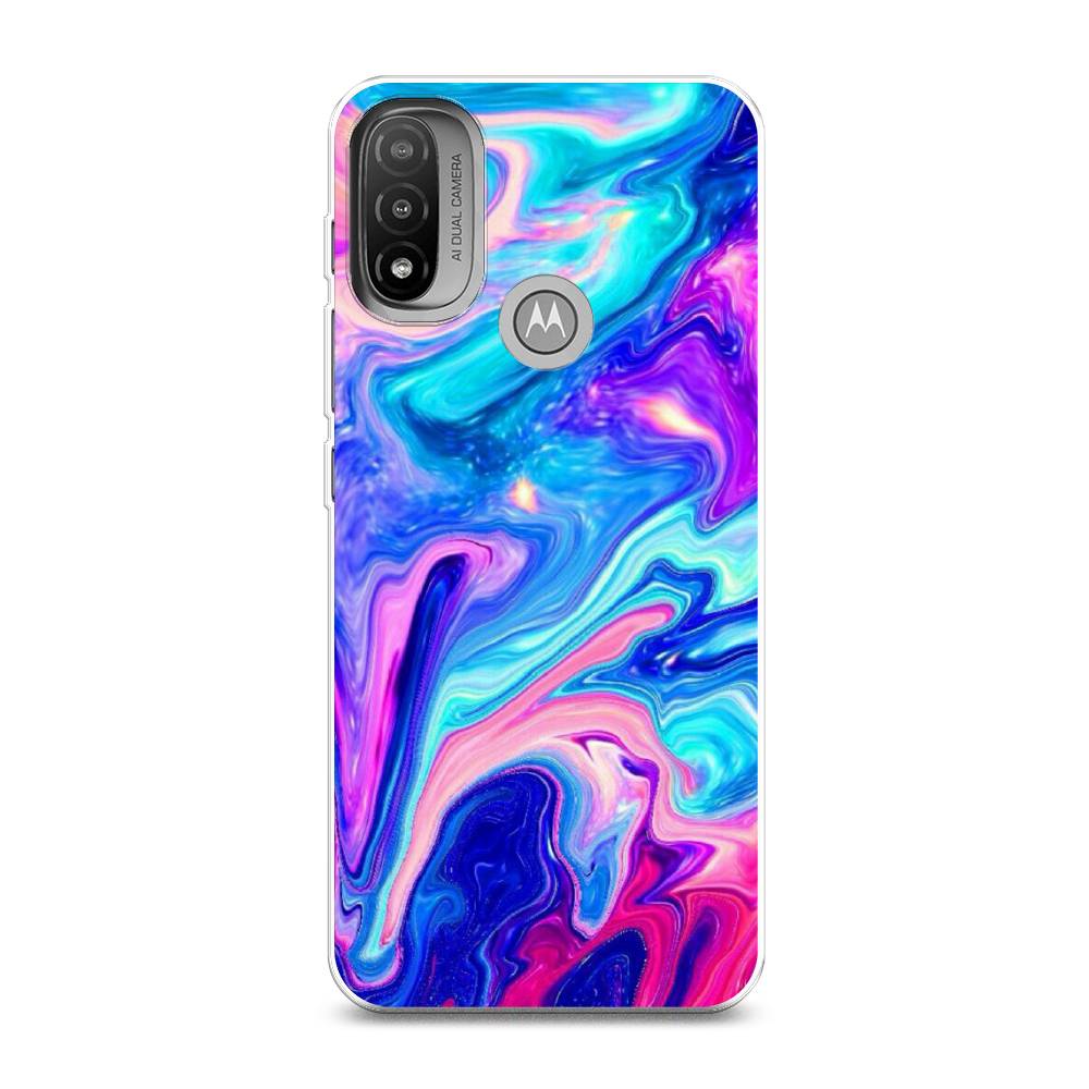 

Чехол Awog на Lenovo K14 Plus/Motorola Moto E20/E30/E40 "Потеки краски", Разноцветный, 243450-10