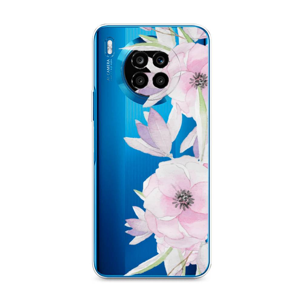 

Чехол Awog на Honor 50 Lite "Нежные анемоны", Розовый;черный;фиолетовый, 6106450-8