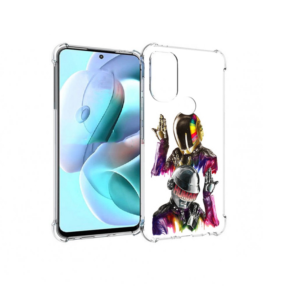 

Чехол MyPads Tocco для Motorola Moto G71 диско космонавты (PT227080.353.329), Прозрачный, Tocco